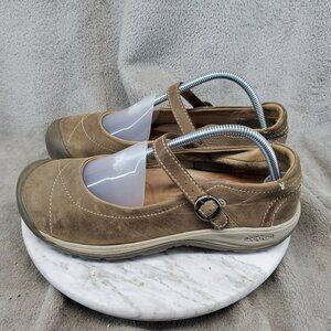 Keen Shoes Womens Size 10 Brown Leather Presidio II Comfort Mary Janes
